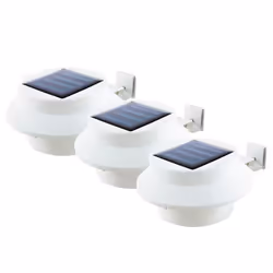 EASYmaxx LED gouttière lumières solaire un ensemble de trois