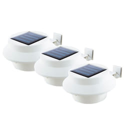 EASYmaxx LED gouttière lumières solaire un ensemble de trois