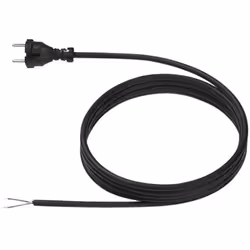 Informations techniques Couleur : noir Longueur de câble : 2.00 m Modèle (général) : Rond Modèle de connecteur : droit Tensio ...