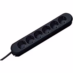 Bachmann 381.147K, 1,5 m, Noir, 6 sortie(s) CA, 56 mm, 340 mm, 41 mm