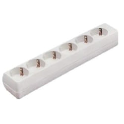 Bachmann 381.246K multiprise 6 sortie(s) CA Blanc