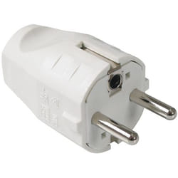 Bachmann 910.200 prise de courant électrique Type F Blanc