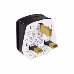 Bachmann - 910.176 Fiche électrique mâle avec terre plastique 250 v noir IP20 C263961