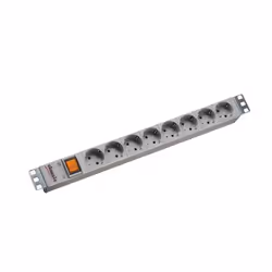 Bachmann Outlet strip 8-way 19'', 1,5 m, 880 g, 44 x 440 x 44 mm