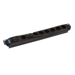 Triton RAB-PD-X08-A1 protection surtension Noir 8 sortie(s) CA 230 V 2 m