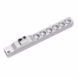 Bachmann 333.411, Basique, 1U, Gris, Argent, 6 sortie(s) CA, 230 V, 50 Hz
