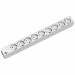Bachmann 9x UTE, 2m, 2 m, Type F, Plastique, Gris, Plastique, 9 sortie(s) CA