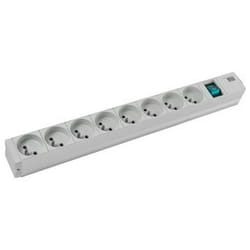 Bachmann 333.419 unité de distribution d'énergie 8 sortie(s) CA 1U Gris