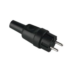 Bachmann - 919.179 Fiche à contours Tout caoutchouc 250 v noir IP44 C266071