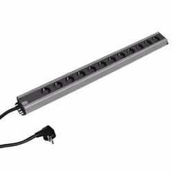Bachmann 300.002, 2 m, Intérieure, Courbe, 1,5 mm², Plastique, Noir, Gris