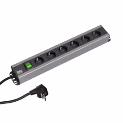 Bachmann 300.003, 2 m, Intérieure, Courbe, 1,5 mm², Noir, 6 sortie(s) CA