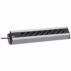 Bachmann 300.006, Basique, 2U, 8 sortie(s) CA, 2 m, 74 x 482,6 x 45 mm