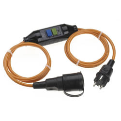 Bachmann - 341.880 Câble de rallonge - protection des personnes prcd 230 v orange, noir