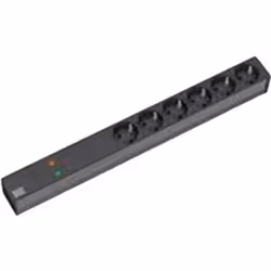 Bachmann 333.536, Basique, 1U, Noir, 6 sortie(s) CA, 2 m, 230 V