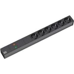 Bachmann 333.536 unité de distribution d'énergie 6 sortie(s) CA 1U Noir