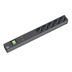 Bachmann 333.537 multiprise 2 m 5 sortie(s) CA Intérieure Noir