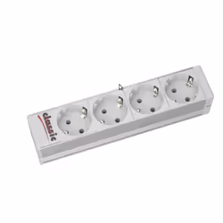 Secomp 19.07.1194, 2 m, Aluminium, Aluminium, VDE / GS, 4 sortie(s) CA, 250 V