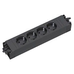 Bachmann 336.604 multiprise 4 sortie(s) CA Noir