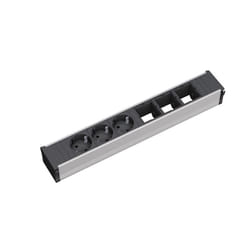 Bachmann 912.006 multiprise 3 sortie(s) CA Noir, Argent