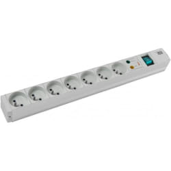 Bachmann 333.838 unité de distribution d'énergie 7 sortie(s) CA 1U Gris