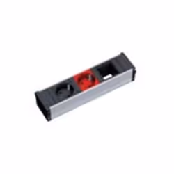 Bachmann 912.023, 0,1 m, Aluminium, Noir, Rouge, 1 sortie(s) CA, 217 mm