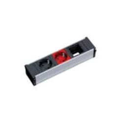 Bachmann 912.023 multiprise 0,1 m 1 sortie(s) CA Noir, Rouge