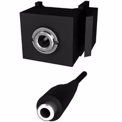 Bachmann 1x 3.5mm, 3.5mm, 3,5mm, 0,1 m, Noir