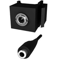 Bachmann 1x 3.5mm 3,5mm Noir