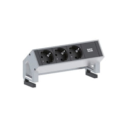 Bachmann 902.4048 multiprise 3 sortie(s) CA Intérieure Noir, Gris