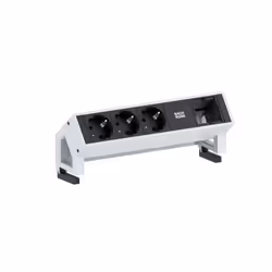 Bachmann Desk 2, 0,2 m, Aluminium, Noir, 3 sortie(s) CA, 1 pièce(s)