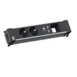 Bachmann 909.0056 unité de distribution d'énergie 2 sortie(s) CA Noir