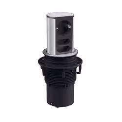 Bachmann 928.003, Noir, Aluminium, Plastique, IP20, IEC 60884, VDE 0620-1