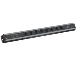 Bachmann 300.050 multiprise 2 m 6 sortie(s) CA Intérieure Noir