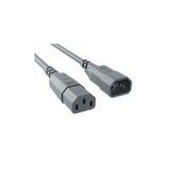 Bachmann 356.904 câble électrique Gris 2 m Coupleur C14 Coupleur C13