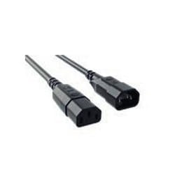 Bachmann 356.171 câble électrique Noir 2 m Coupleur C14 Coupleur C13