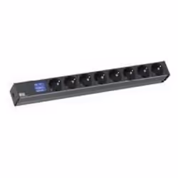 Bachmann BlueNet BN0500, Avec mesure en ligne, Noir, LCD, 8 sortie(s) CA, 2 m, 230 V