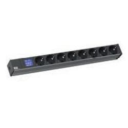 Bachmann BlueNet BN0500 unité de distribution d'énergie 8 sortie(s) CA Noir