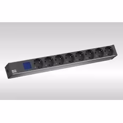 Bachmann 800.2154, Avec contrôle en ligne, Noir, LCD, 8 sortie(s) CA, Coupleur C19, 2 m