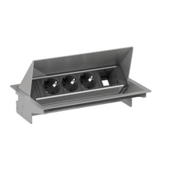 Bachmann Coneo Set prise de courant Gris
