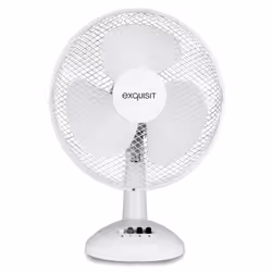 Exquisit VT35082we, Ventilateur à lame domestique, Blanc, Table, 40 cm, Secteur, 50 W