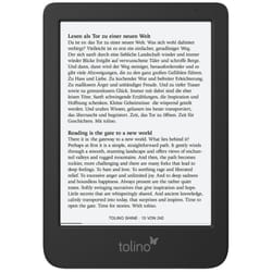 Tolino shine 5 Liseuse Écran tactile 16 Go Wifi Noir