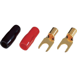 Sinuslive - ksi 10 Cosse à fourche 10 mm² ø du trou=5 mm partiellement isolé noir, rouge 10 pc(s) Y82028