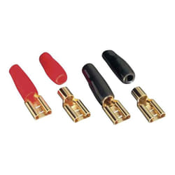 Sinuslive - Jeu de fiches pour haut-parleurs HiFi auto 1 x 6 mm² doré Y43688