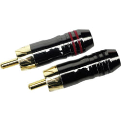 Cs Connecteur rca [1x Cinch-RCA mâle - 1x extrémité(s) ouverte(s)] Y48399 - Sinuslive