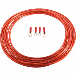enquête Fiches dorées 24 carats Ultraflexible description Sets câble de batterie avec 2 cosses de câble rondes et 2 fiches de ...