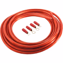 enquête Fiches dorées 24 carats Ultraflexible description Sets câble de batterie avec 2 cosses de câble rondes et 2 fiches de ...
