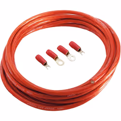 enquête Fiches dorées 24 carats Ultraflexible description Sets câble de batterie avec 2 cosses de câble rondes et 2 fiches de ...