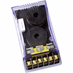 enquête Charge maximale : 250 W description Filtre 2 voies jusqu'à 250 watts, RMS 100 watts Matériel de qualité avec condensa ...