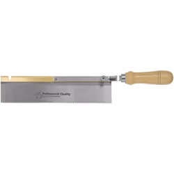 Informations techniques Longueur : 250 mm Scie fine réversible, dos en laiton Scie fine avec dos en laiton, réversible, avec  ...