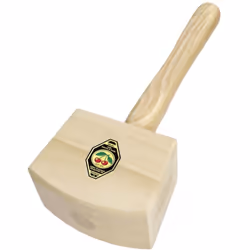 Informations techniques Poids : 1000 g Maillet d'ébéniste Maillet d'ébénistes en bois de charme avec manche en frêne, conform ...